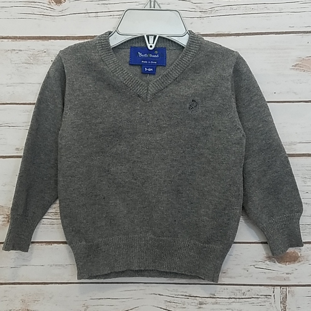 Beetle & Thread Sweater Gray Size 3-6 Mths - Picture 1 of 5